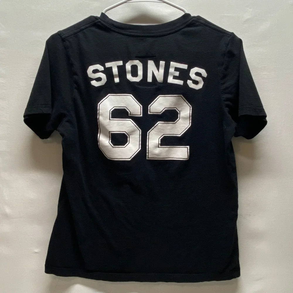 Rolling Stones Tour Of Europe '76 T-Shirt Boys 11/12 Large Black Forever 21 READ